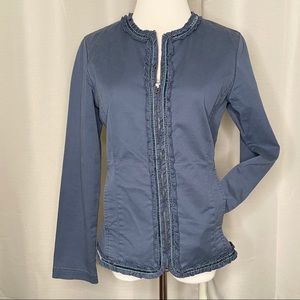 Chico's zip front jacket